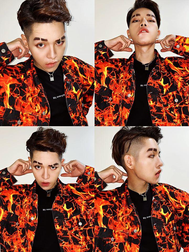 Sau phong cách học sinh cá biệt, Đức Phúc lại khiến fan cười bò vì kiểu tóc kiềng ba chân-2