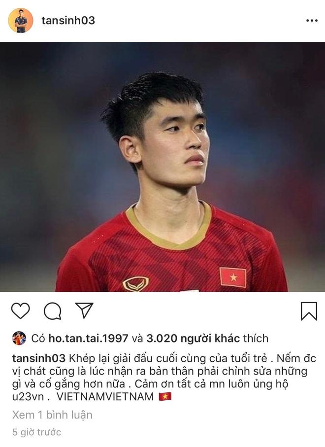 Huỳnh Tấn Sinh nếm được vị chát sau trận thua U23 Triều Tiên-1