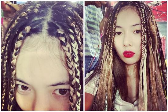 HyunA bị ném đá khi khoe ảnh tết tóc giống phụ nữ da màu