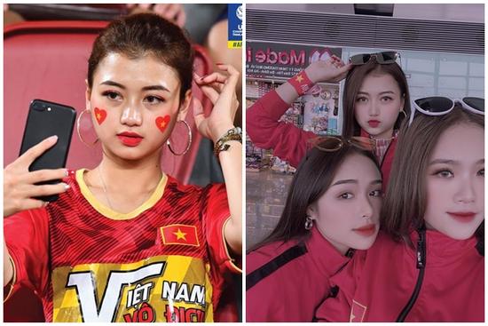 CĐV châu Á khen ngợi nhan sắc cô gái Việt xuất hiện trên fanpage AFC