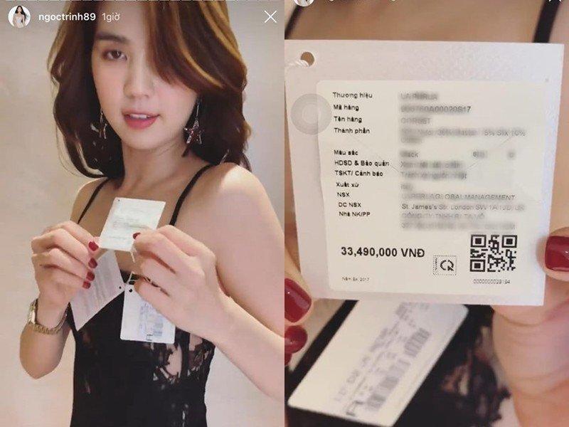 Ai cũng sắm Tết váy áo lộng lẫy, Ngọc Trinh hết mua đồ lót đến bikini che không nổi ngực-4