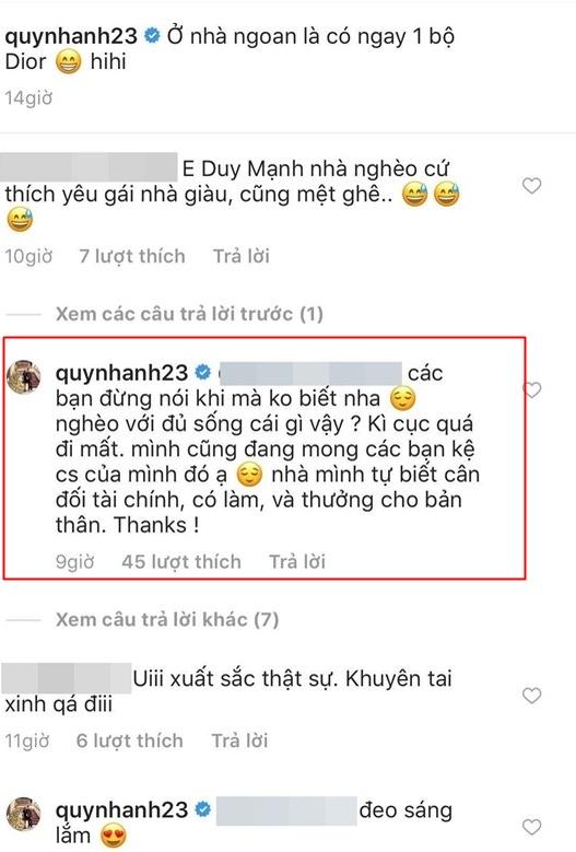 5 lần 7 lượt dính thị phi, vợ sắp cưới Duy Mạnh chẳng ngại đáp trả vừa thâm vừa gắt-4
