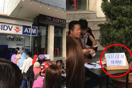 Cao thủ ngày Tết: Thấy dòng người xếp hàng trước cây ATM, người đàn ông mở ngay bàn dịch vụ 'rút tiền nhanh' bên cạnh