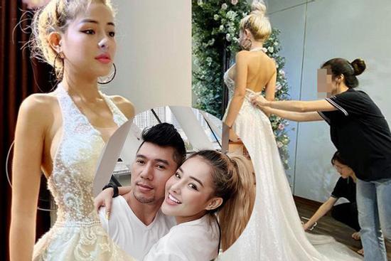 Ngân 98 đi thử váy cưới, dân mạng đồn đoán hotgirl ngực khủng sắp lấy chồng?