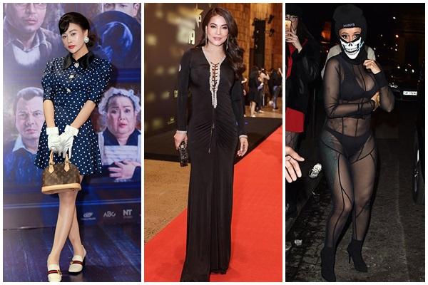 Mai Phương Thúy lộ thân hình đô con - Trang phục dạ hội demo của Hoài Sa bị chê quê mùa-11