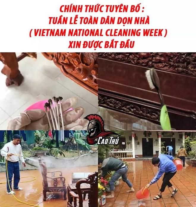 Ảnh chế tuần đầu nghỉ Tết là ngày toàn dân dọn nhà-4