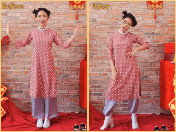 Châu Bùi và 5 ý tưởng phối đồ với áo dài cực dị: áo lông, giày móng ngựa, vest của bố hay sneaker đều cân tất!-4