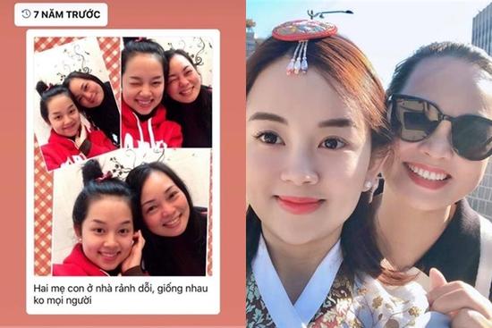 Đăng ảnh 7 năm trước, Ly Kute làm ai cũng bất ngờ trước nhan sắc mẹ ruột