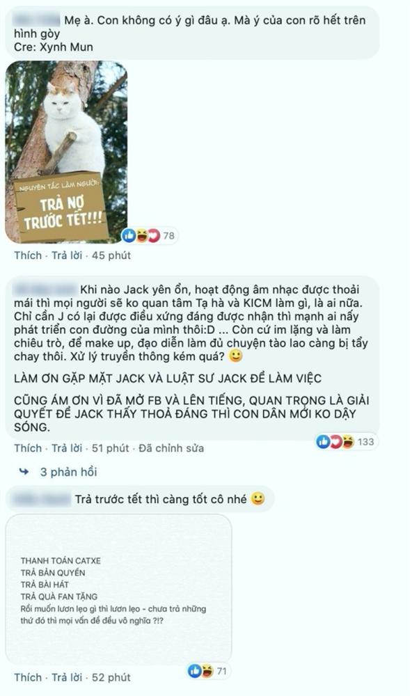 Mẹ nuôi K-ICM vừa lộ mặt, Đóm đã ào ạt đòi trả tiền bản quyền, tiền cát-xê cho Jack-5