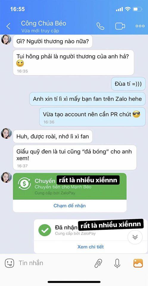 Lộ tin nhắn Duy Mạnh bị Quỳnh Anh quản lý tài chính, xem cách anh xin tiền mới thú vị-2