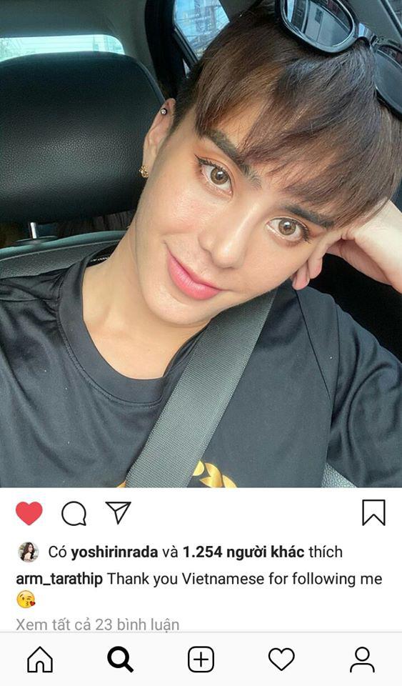 Sau màn quay lại làm đàn ông gây sốc, Hoa hậu chuyển giới Thái Lan gửi lời cảm ơn fan Việt trên Instagram-1