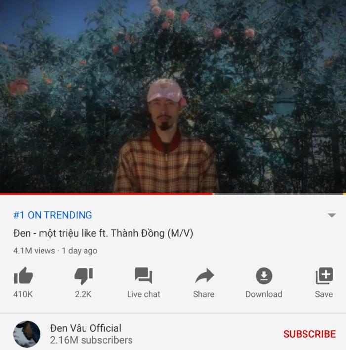 Ngoài Jack, đây là nam ca sĩ có khả năng cứ ra nhạc là auto hit còn chiếm luôn no.1 top trending-2