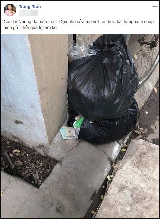 Dọn nhà đón Tết giúp Trang Trần, người thân tiện tay vứt luôn xấp tiền dày cộp-1