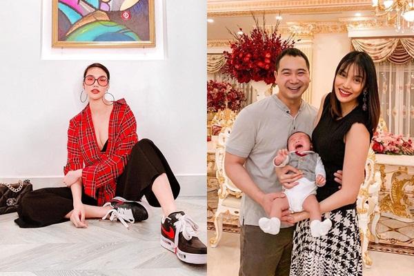 Lần hiếm hoi Lan Khuê xuất hiện bên người đàn ông quyền lực trong gia đình chồng 4 thế hệ-5