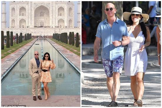 Bạn gái tỷ phú Amazon bị chỉ trích vì mặc váy ngắn tới lăng Taj Mahal