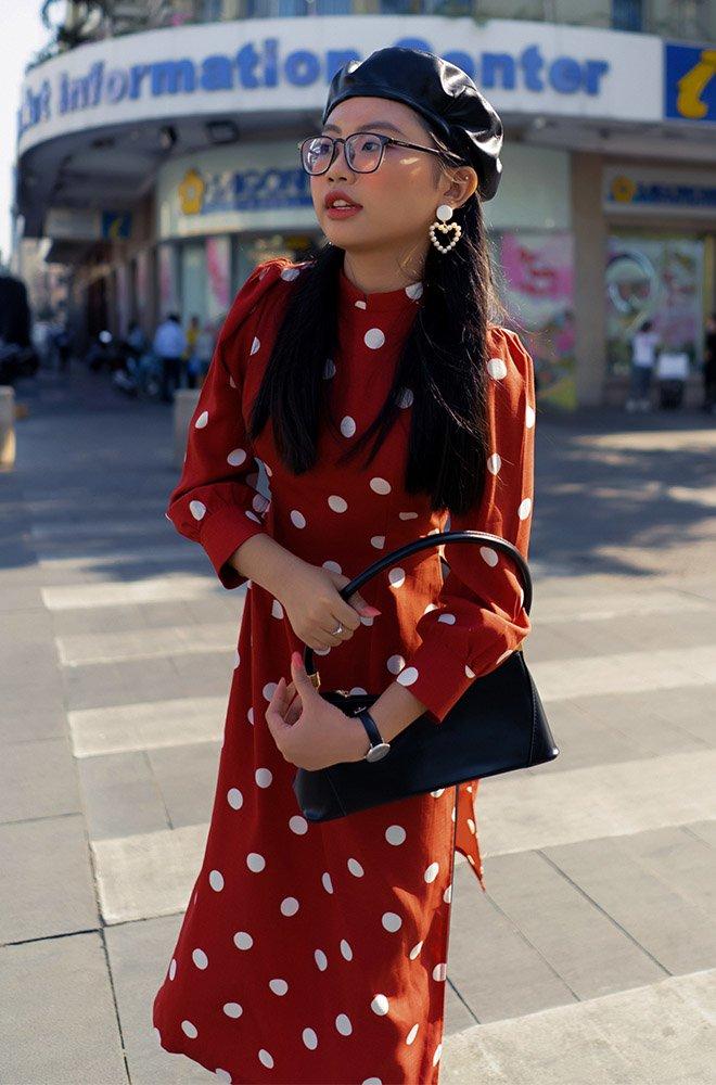 Mặc áo dài sành điệu như Phương Mỹ Chi: xách túi kẹp nách, mang boots siêu ngầu-3
