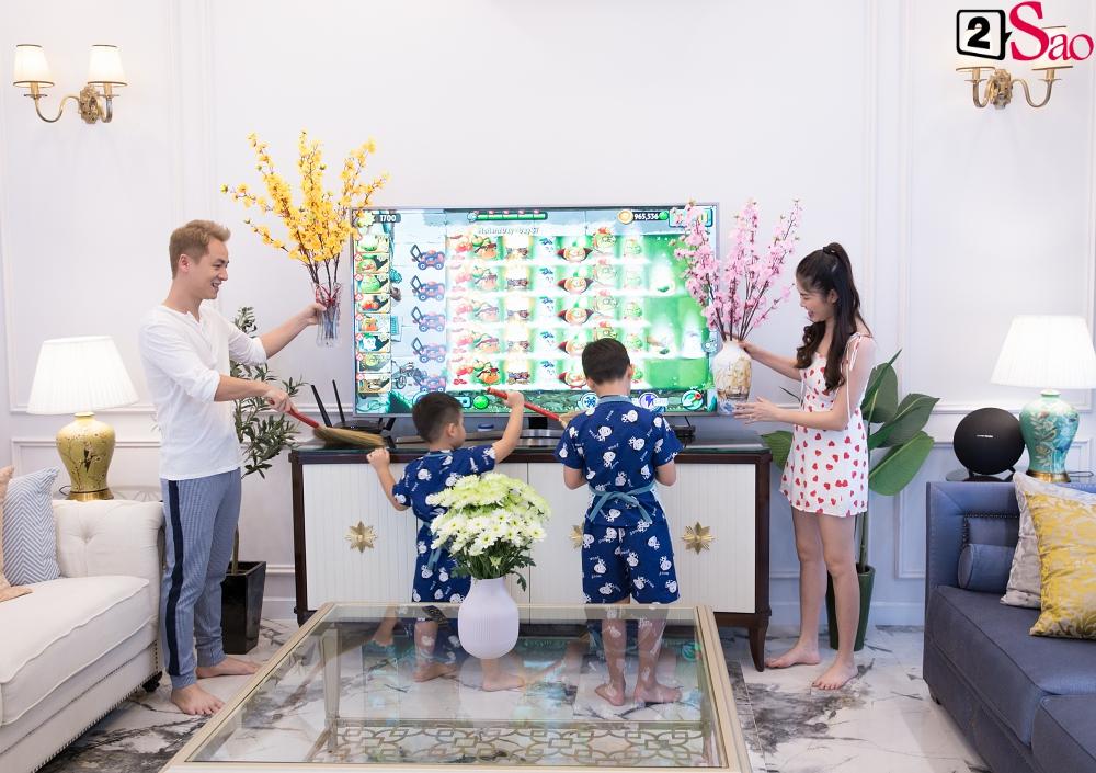 Ghé thăm biệt thự khủng xem gia đình Đăng Khôi - Thủy Anh dọn dẹp đón Tết-11