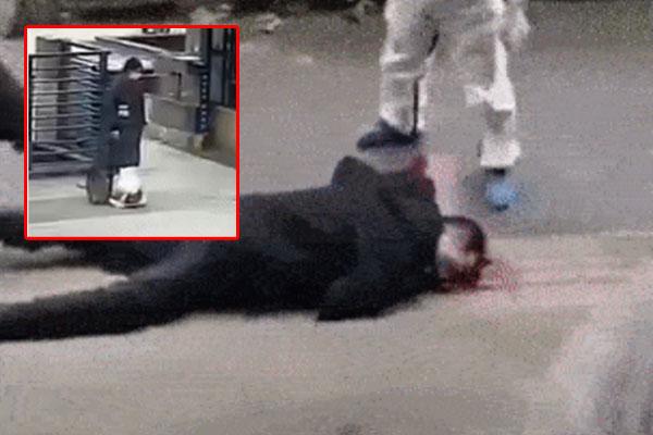 Clip: Khiếp sợ bệnh nhân bị virus corona hành hạ, rung bần bật trên cáng ở bệnh viện Vũ Hán-3