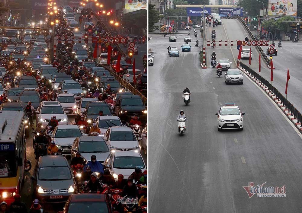 Kỳ diệu Hà Nội sáng mùng 1 Tết, đường phố bỗng thênh thang-4