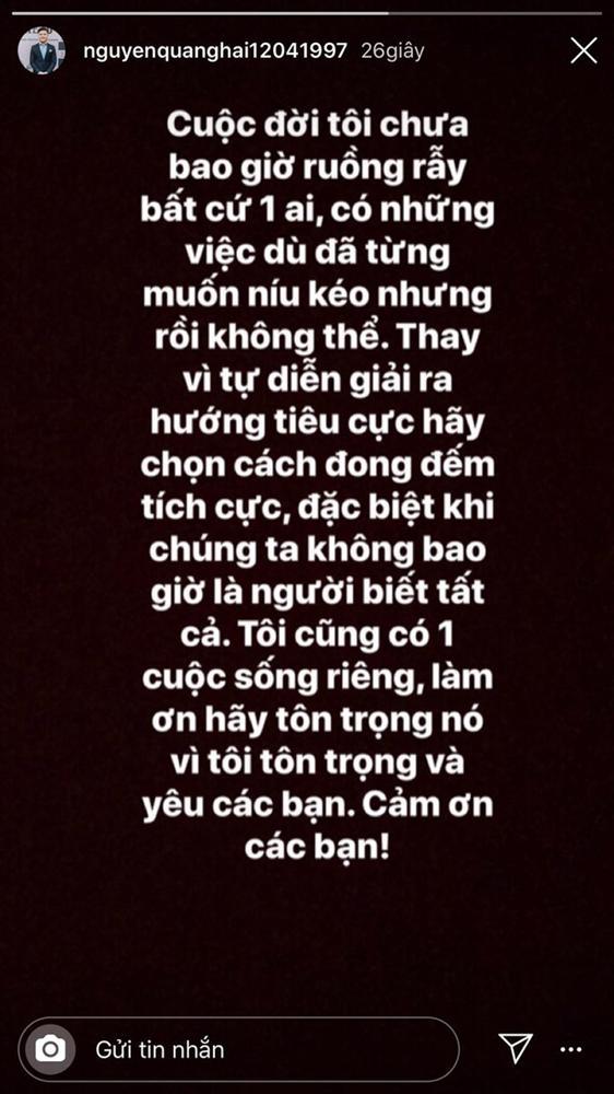 Mới đầu năm Quang Hải có động thái cực tình với Nhật Lê, phải chăng cả hai nối lại tình xưa?-3