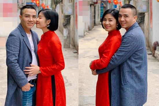 Xúng xính áo dài khoe ảnh tình cảm cùng ông xã, MC Hoàng Linh làm người nhìn gato cực mạnh