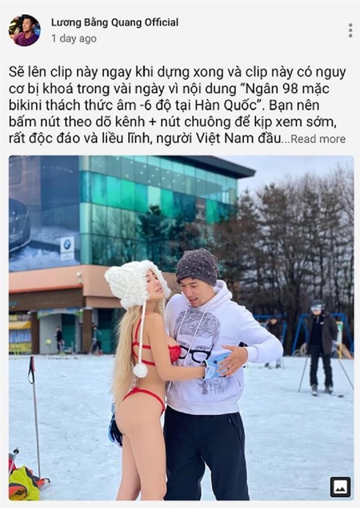 Du xuân ngắm biển cùng người tình Lương Bằng Quang, Ngân 98 bất ngờ để lộ đôi chân đầy thẹo, quần áo mô-đen tơi tả-4