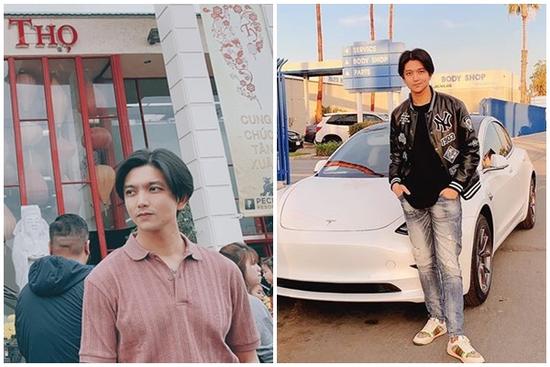 Tim khoe mới tậu xe hơi ở Mỹ