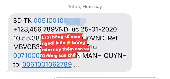 Sao Việt khoe lì xì số tiền khủng có phô trương, phản cảm?-1
