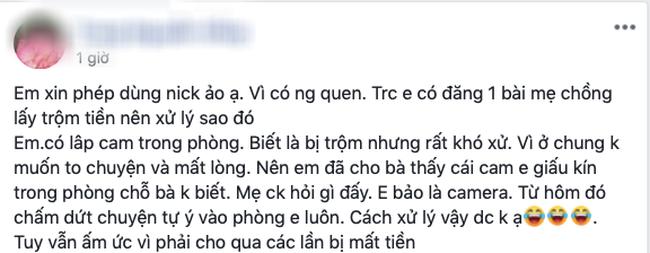 Mẹ chồng hay vào phòng mượn tiền không hỏi , con dâu ra chiêu độc làm hội chị em thán phục-1