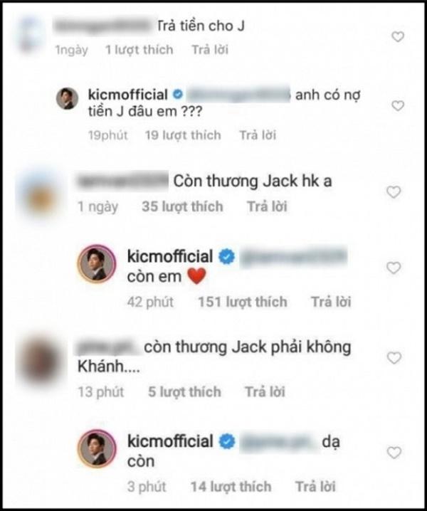 Xôn xao cuộc hội thoại K-ICM khẳng định còn thương Jack sau ồn ào-2