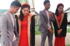 Vợ Phan Văn Đức lộ vẻ mệt mỏi, phải có người dìu trong ngày cưới