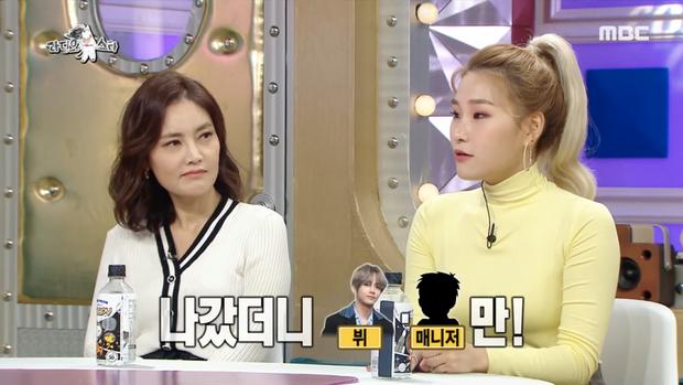 Khoe chuyện được V (BTS) đến tận phòng xin số điện thoại, nữ ca sĩ Kpop bị ném đá không thương tiếc-1