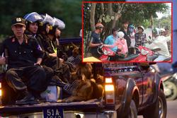 Clip: Nhiều người dân bất chấp nguy hiểm, đứng 'hóng' cảnh sát vây bắt nghi phạm bắn chết 5 người ở Sài Gòn