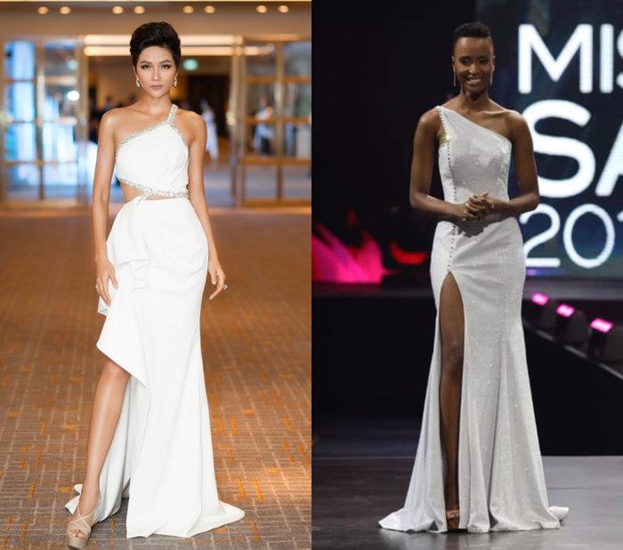 Cùng có nhược điểm hình thể không thể sửa nhưng HHen Niê và Miss Universe 2019 vẫn đẹp vang dội-1