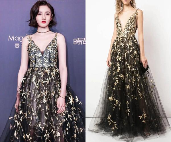 Triệu Lệ Dĩnh và dàn người đẹp Cbiz đua nhau khâu váy vì sợ hở ngực-6