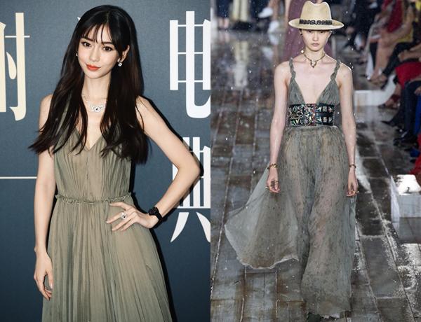 Triệu Lệ Dĩnh và dàn người đẹp Cbiz đua nhau khâu váy vì sợ hở ngực-7