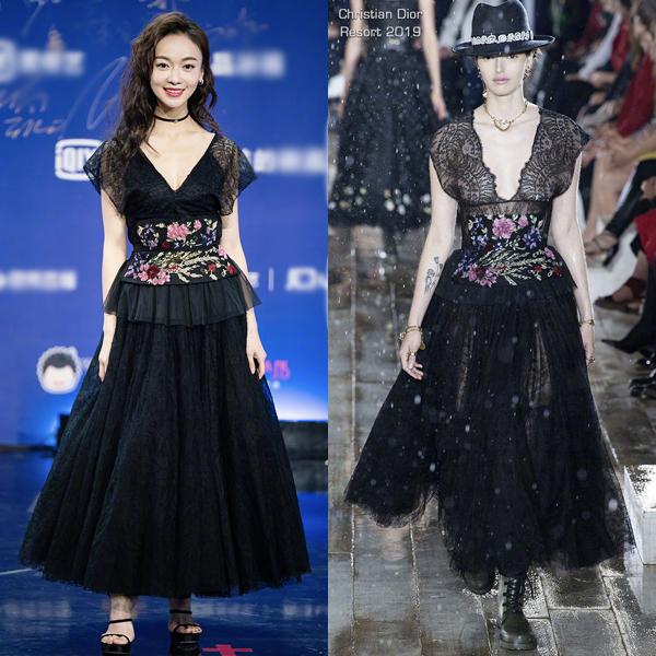 Triệu Lệ Dĩnh và dàn người đẹp Cbiz đua nhau khâu váy vì sợ hở ngực-8