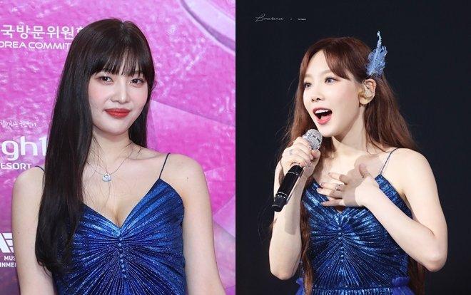 Fan xôn xao chuyện chị em mượn đồ: Joy (Red Velvet) diện váy tại Seoul Music Awards 2020 đụng hàng Taeyeon (SNSD)-1