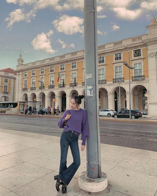 Cùng công thức mix quần ống rộng: Hương Giang hóa cô công sở còn Tóc Tiên chất như nước cất-10