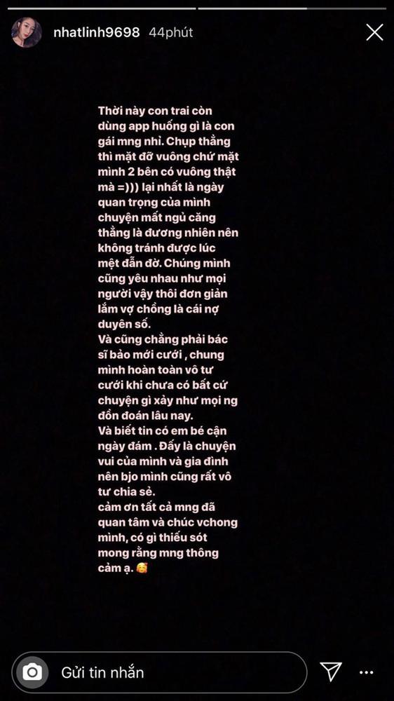 Đáp trả từ tin đồn làm Tuesday đến cưới chạy bầu: Yêu cầu thủ nổi tiếng có khác, khổ quá Nhật Linh nhỉ?-3