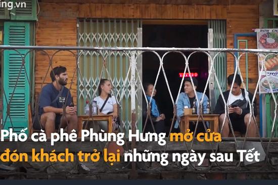 Người dân tự ý mở cửa trở lại phố cà phê đường tàu Phùng Hưng