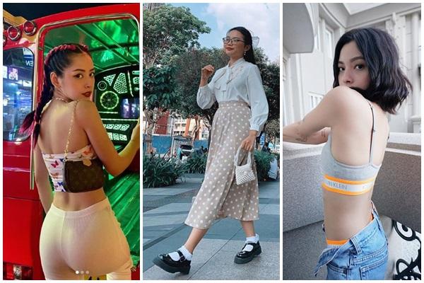 Phương Mỹ Chi lên đồ sành điệu chẳng kém fashionista - Thiều Bảo Trâm lăng-xê sắc xanh neon chói chang-10