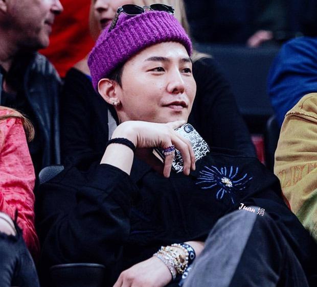 G-Dragon bị chê xuống sắc, già nua khi đi xem bóng rổ tại Mỹ-2