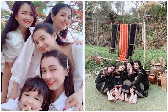 Nhan sắc đẹp ngang ngửa, 3 chị em gái nhà Nhã Phương còn chung gout thời trang công chúa