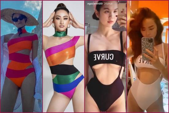 Minh Hằng đụng hàng bikini sexy nhưng có 'ăn đứt' Ngọc Trinh và Lương Thùy Linh?