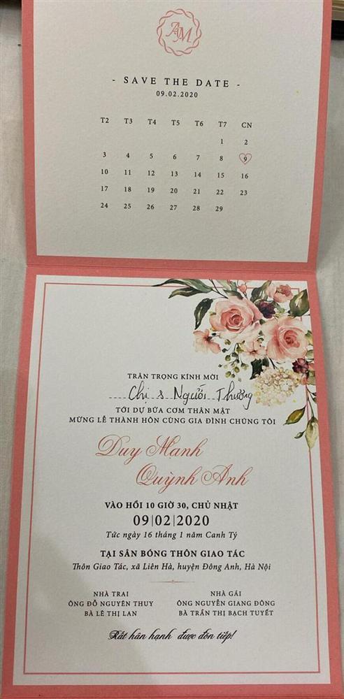 Dùng kỹ xảo mời cưới, Đỗ Duy Mạnh khiến hội FA khóc thầm vì một chi tiết nhỏ ghi trên thiệp-2