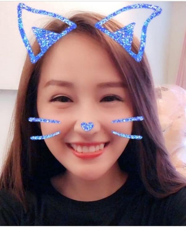 Hoa hậu Mai Phương Thúy xuất hiện với tạo hình nhí nhảnh.