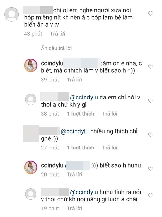 Bị nhắc nhở chăm con sai cách, vợ Hoài Lâm phản ứng: Chị thích làm vậy, biết sao giờ?-5