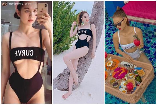 Không phải Ngọc Trinh hay Minh Hằng, Bảo Thy mới là mỹ nhân diện mốt áo tắm khoe chân ngực đầu tiên