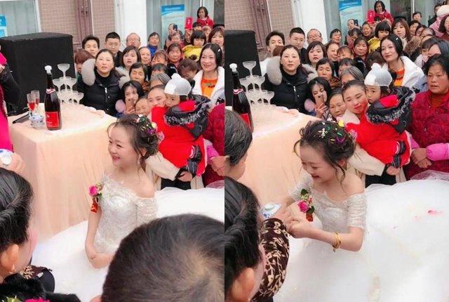 Đám cưới của cặp đôi được ví thân hình học sinh tuổi phụ huynh gây bão mạng-2